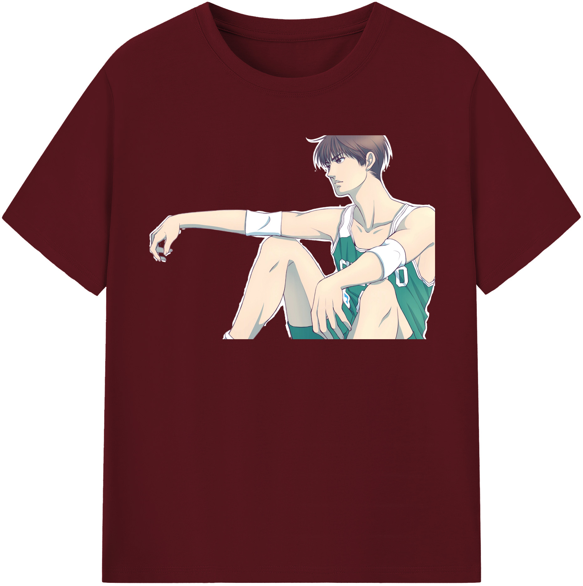 SLAM DUNK／スラムダンク 綿100％半袖Tシャツ（フロントプリント）